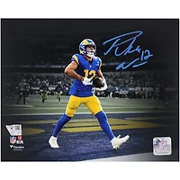Puka Nacua Los Angeles Rams Autographed 8" x 10" Touchdown Celebration Spotlight Photograph