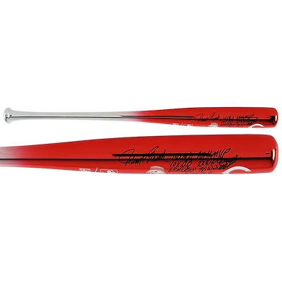 Johnny Bench Cincinnati Reds Autographed Big Time Bats Chrome Bat with Multiple Inscriptions - Limited Edition of 5