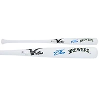 Jackson Chourio Milwaukee Brewers Autographed Victus Team ID Mini Bat