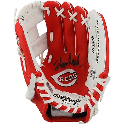 Johnny Bench Cincinnati Reds Autographed Rawlings 10" Collectible Team Logo Glove