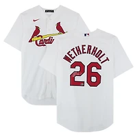 JJ Wetherholt St. Louis Cardinals Autographed White Nike Replica Jersey