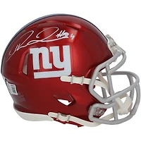 Theo Johnson New York Giants Autographed Riddell Flash Speed Mini Helmet