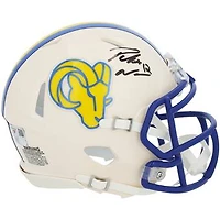Puka Nacua Los Angeles Rams Autographed Riddell Retro Speed Mini Helmet