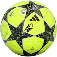 Luis Díaz Bayern Munich Autographed UEFA Champions League Yellow/Black Soccer Ball