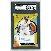 Riley Greene Detroit Tigers Autographed 2023 Topps Finest Gold Refractor #FA-RG #49/50 SGC Authenticated 9.5/10 Rookie Card
