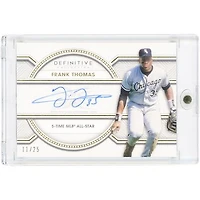 Frank Thomas Chicago White Sox Autographed 2022 Topps Definitive #LAC-FT #11/25 Card