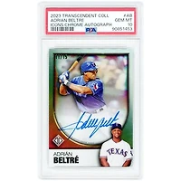 Adrian Beltre Texas Rangers Autographed 2023 Topps Transcendent Collection Icons Chrome #TICAV-AB #11/15 PSA Authenticated 10 Card