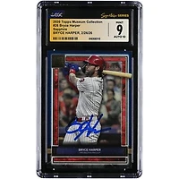 Bryce Harper Philadelphia Phillies Autographed 2020 Topps Museum Collection #26 #/150 CGC Authenticated 9/10 Card