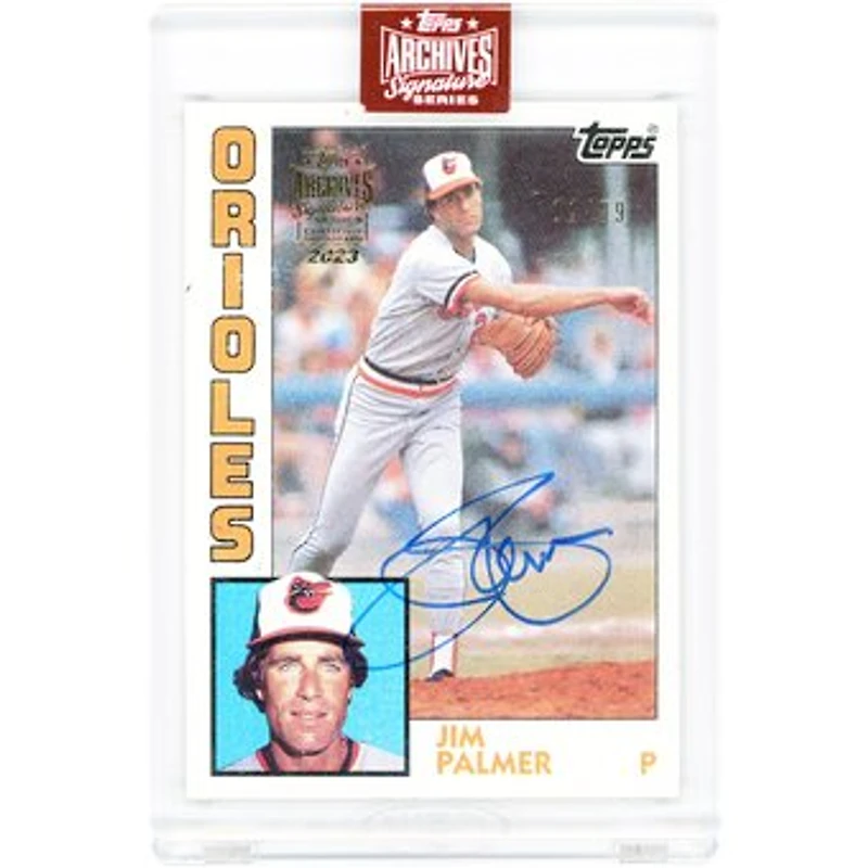 Jim Palmer Baltimore Orioles Autographed 2023 Topps Archives Signature Series #750 #11/99 Card