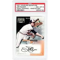 Jim Palmer Baltimore Orioles Autographed 2001 Donruss Signature Series Team Trademarks Master Series #NNO PSA Authenticated 8 Card