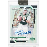 Joe Namath New York Jets Autographed 2024 Panini Prizm Silver Prizm #228 Card