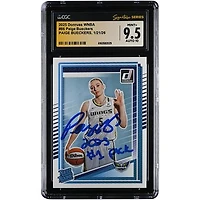 Paige Bueckers Dallas Wings Autographed 2025 Panini Donruss WNBA Rated Rookie #86 CGC Authenticated 9.5/10 Rookie Card with "2025 #1 Pick" Inscription
