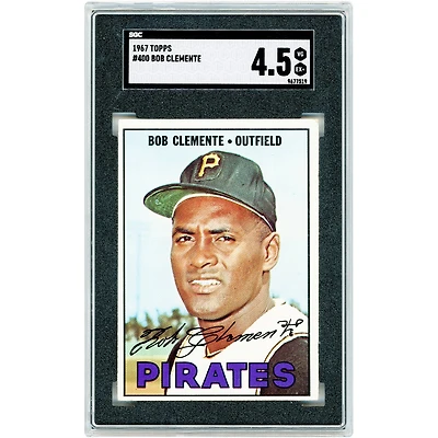 Roberto Clemente Pittsburgh Pirates 1967 Topps #400 SGC Authenticated 4.5 Card