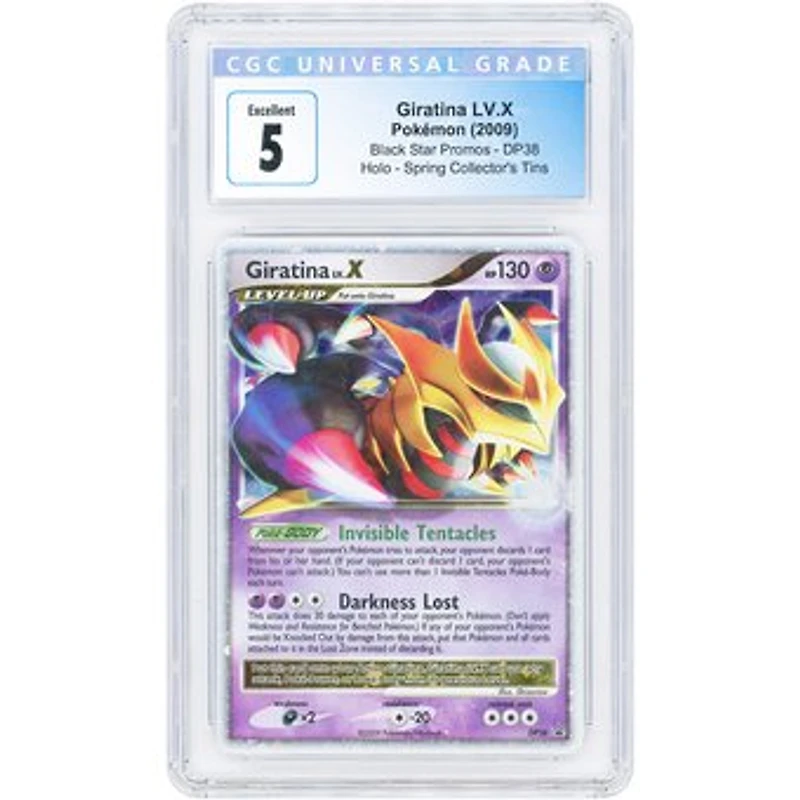 Giratina Lv X 2009 Pokemon Diamond and Pearl Promos Holo Rare #DP38 CGC Authenticated 5 Card