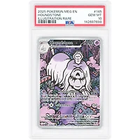 Houndstone 2025 Pokemon Mega Evolution Illustration Rare #145 PSA Authenticated 10 Card