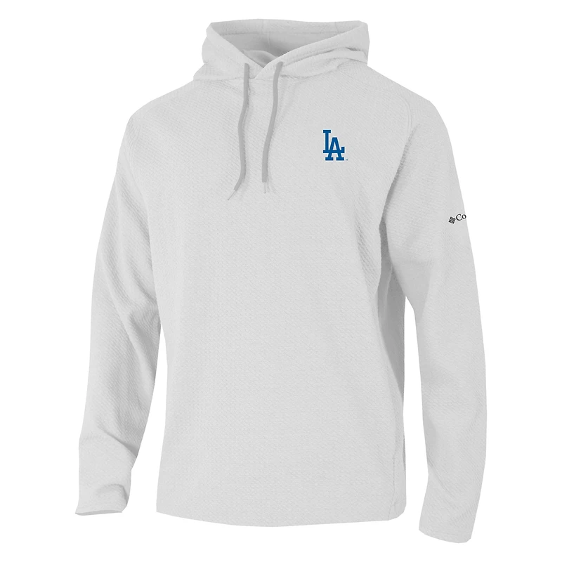 Men's Columbia White Los Angeles Dodgers  Swingcraft Hoodie