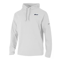 Men's Columbia White Miami Marlins  Swingcraft Hoodie