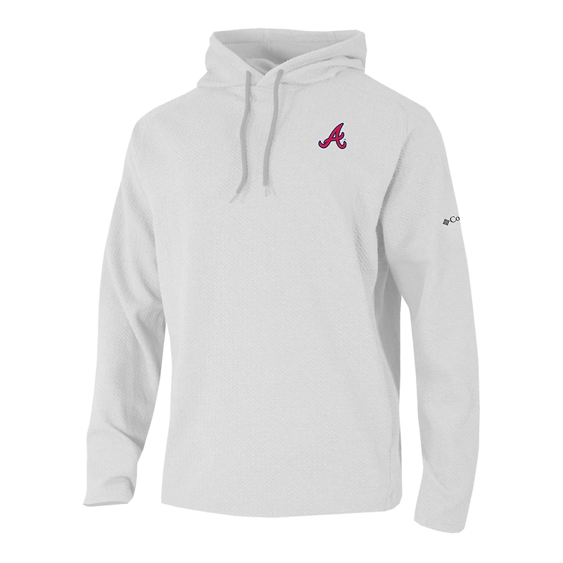 Men's Columbia White Atlanta Braves Swingcraft Hoodie