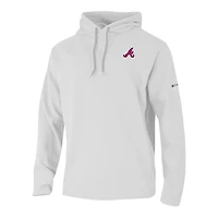 Men's Columbia White Atlanta Braves  Swingcraft Hoodie