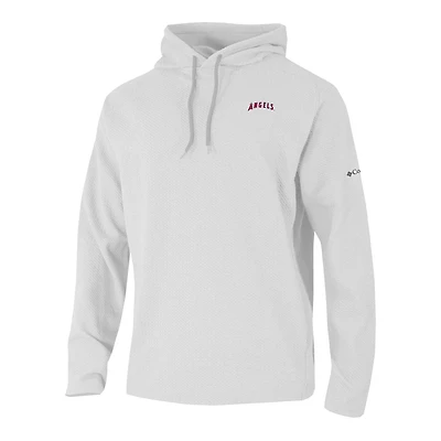 Men's Columbia White Los Angeles Angels  Swingcraft Hoodie