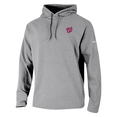 Men's Columbia Gray Washington Nationals  Swingcraft Hoodie