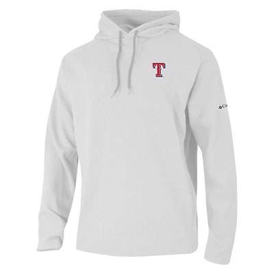 Men's Columbia White Texas Rangers Swingcraft Hoodie