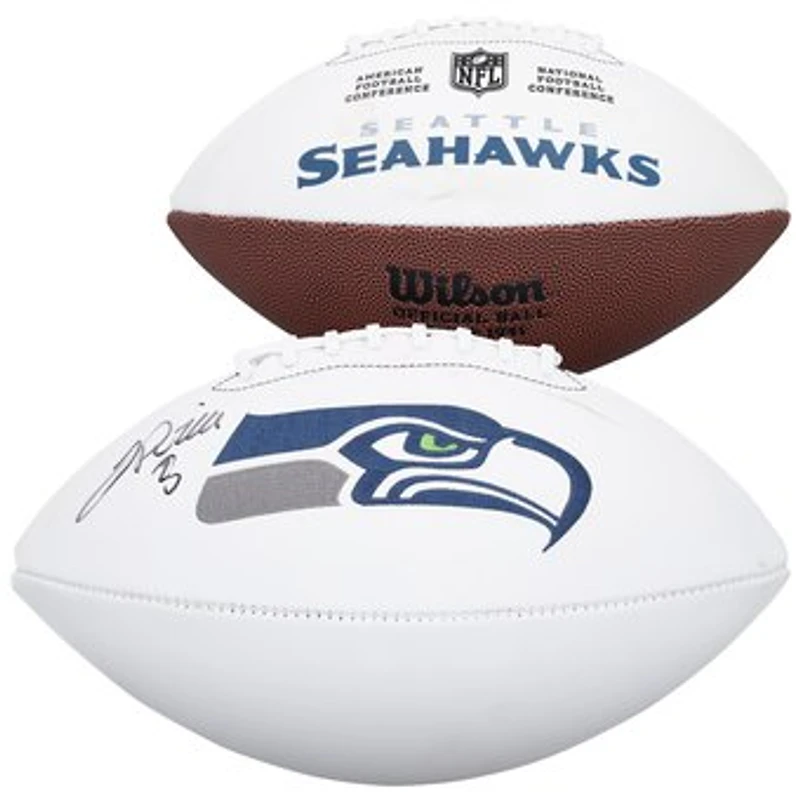 Jadarian Price Seattle Seahawks Autographed Wilson White Panel Football