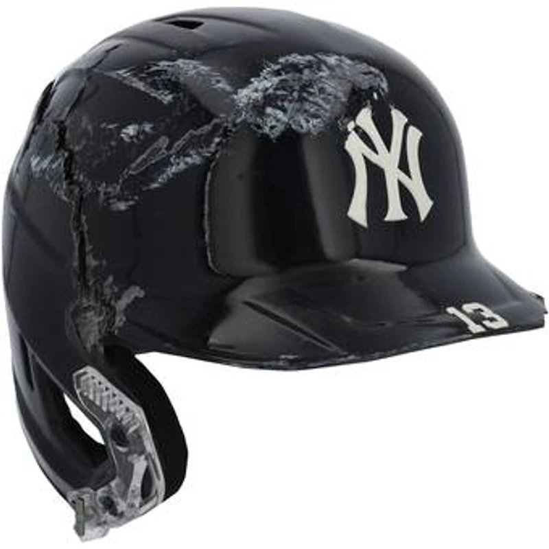 Jazz Chisholm Jr. New York Yankees Game-Used #13 Navy Batting Helmet vs. Miami Marlins on April 3, 2026