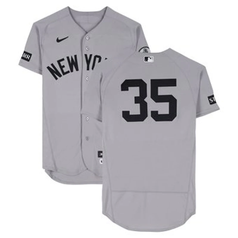 Cody Bellinger New York Yankees Game-Used #35 Gray Nike Jersey vs. Toronto Blue Jays on June 14, 2026