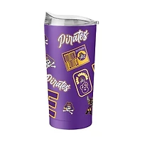 Logo Brands  ECU Pirates 20oz. Dreamweave Powder Coat Tumbler