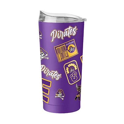 Logo Brands  ECU Pirates 20oz. Dreamweave Powder Coat Tumbler