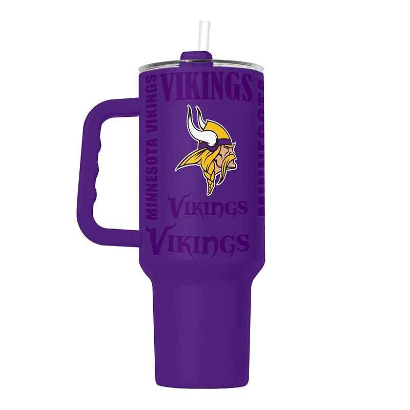 Logo Brands Minnesota Vikings 40oz. Replay Powder Coat Tumbler