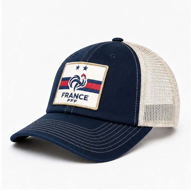 Men's 1863FC Navy France National Team Off Road Adjustable Hat
