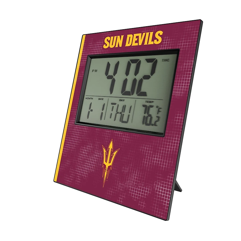 Keyscaper Arizona State Sun Devils Hatch Digital Desk Clock