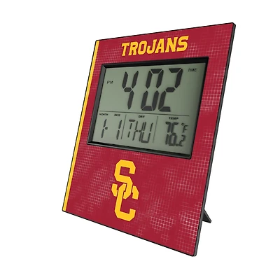 Keyscaper USC Trojans Hatch Digital Desk Clock