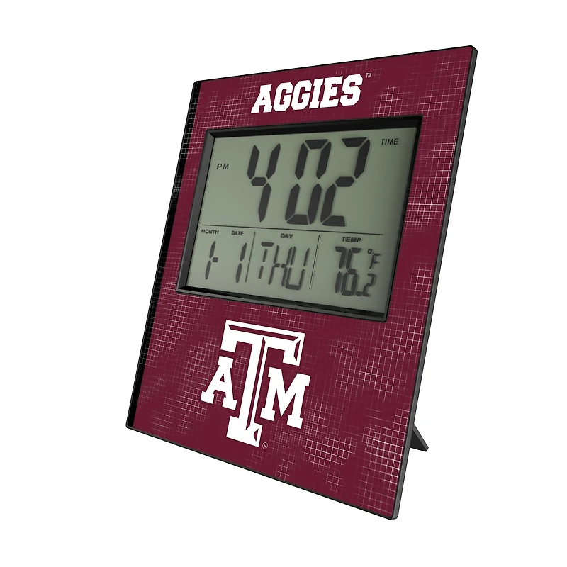 Keyscaper Texas A&M Aggies Hatch Digital Desk Clock