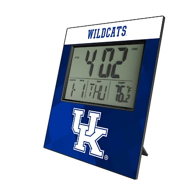 Keyscaper Kentucky Wildcats Color Block Digital Desk Clock