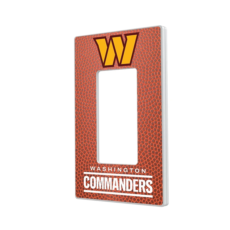 Keyscaper Washington Commanders Football Single Rocker Light Switch Plate