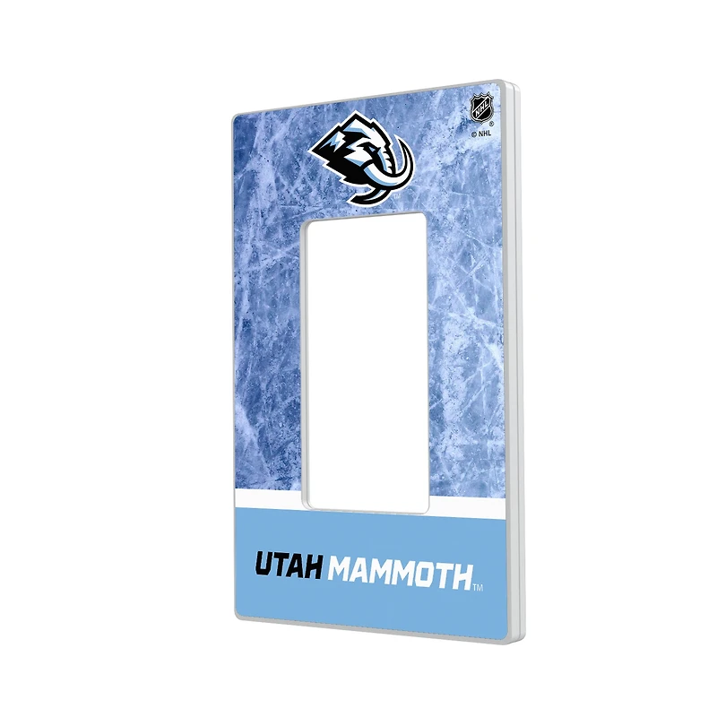 Keyscaper Utah Mammoth Ice Wordmark Single Rocker Light Switch Plate