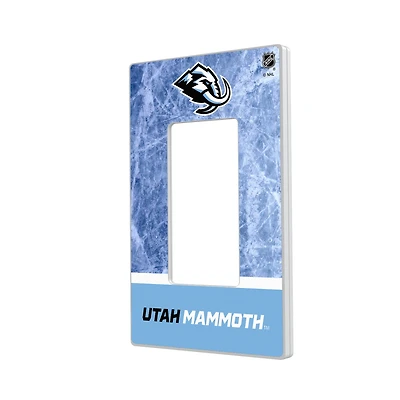 Keyscaper Utah Mammoth Ice Wordmark Single Rocker Light Switch Plate