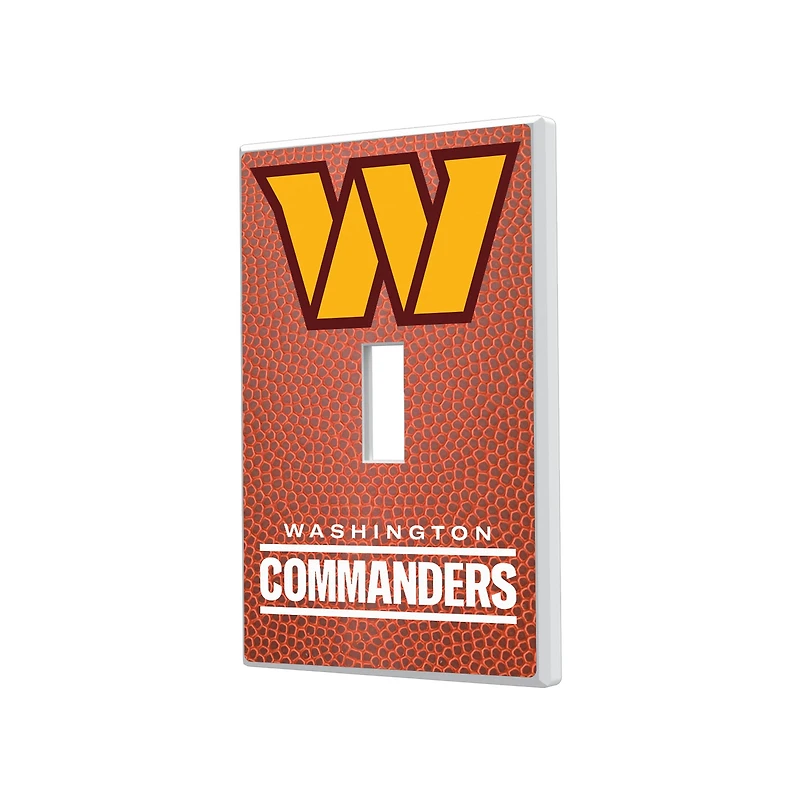 Keyscaper Washington Commanders Football Single Toggle Light Switch Plate