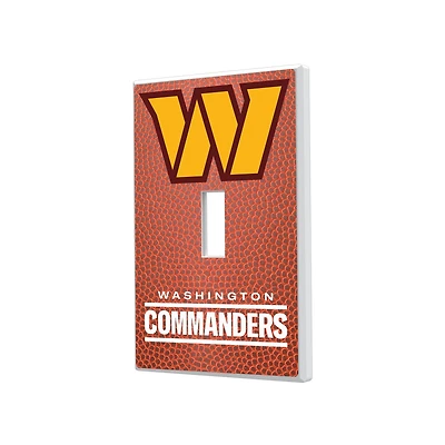 Keyscaper Washington Commanders Football Single Toggle Light Switch Plate