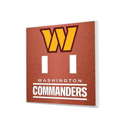 Keyscaper Washington Commanders Football Double Toggle Light Switch Plate