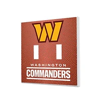 Keyscaper Washington Commanders Football Double Toggle Light Switch Plate
