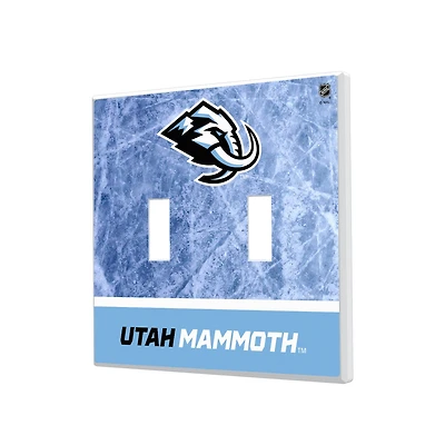 Keyscaper Utah Mammoth Wordmark Double Toggle Light Switch Plate