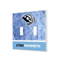 Keyscaper Utah Mammoth Wordmark Double Toggle Light Switch Plate