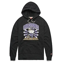 Unisex Homage Charcoal Golden State Valkyries x Hello Kitty Dribble Stars Tri-Blend Hoodie