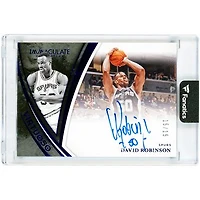 David Robinson San Antonio Spurs Autographed 2024-25 Panini Immaculate Collection Virtuoso Autographs Blue #VA-DVR #15/15 Card