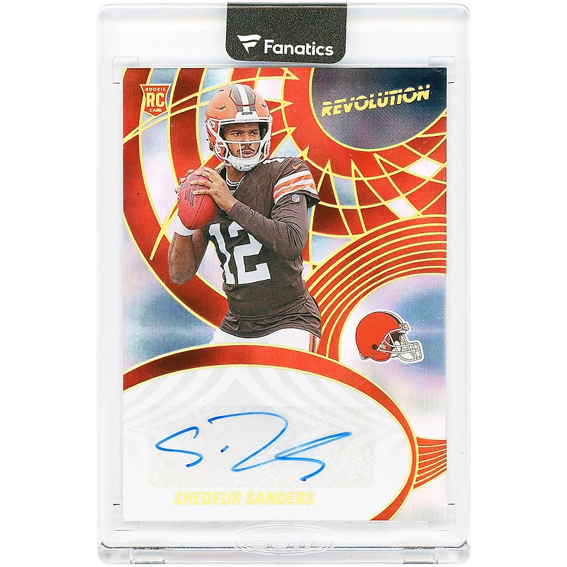 Shedeur Sanders Cleveland Browns Autographed 2025 Panini Revolution Infinite #AGN-SSA #1/25 Rookie Card