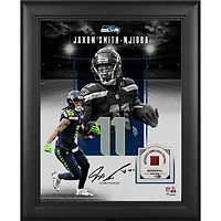 Jaxon Smith-Njigba Seattle Seahawks Facsimile Signature Framed 11" x 14" Showcase Collage with a Piece of Game-Used Football - Limited Edition of 250